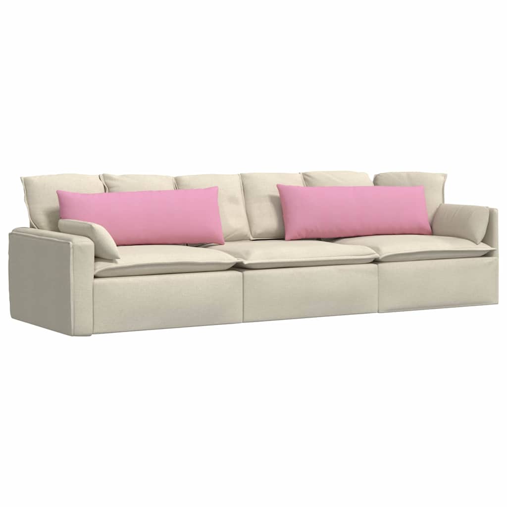 Vidaxl sofa kussens 2 pcs roze 120 x 40 cm stof