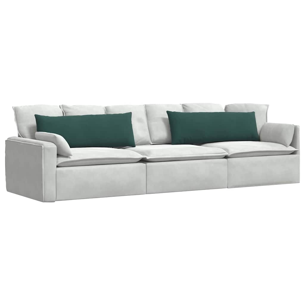 Vidaxl sofa kussens 2 stuks donkergroen 120 x 40 cm cordstof