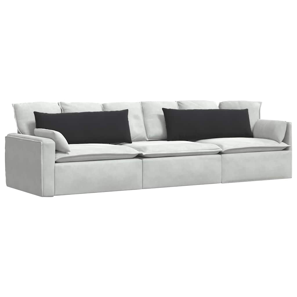 Vidaxl sofa kussens 2 stuks zwart 120 x 40 cm cordstof