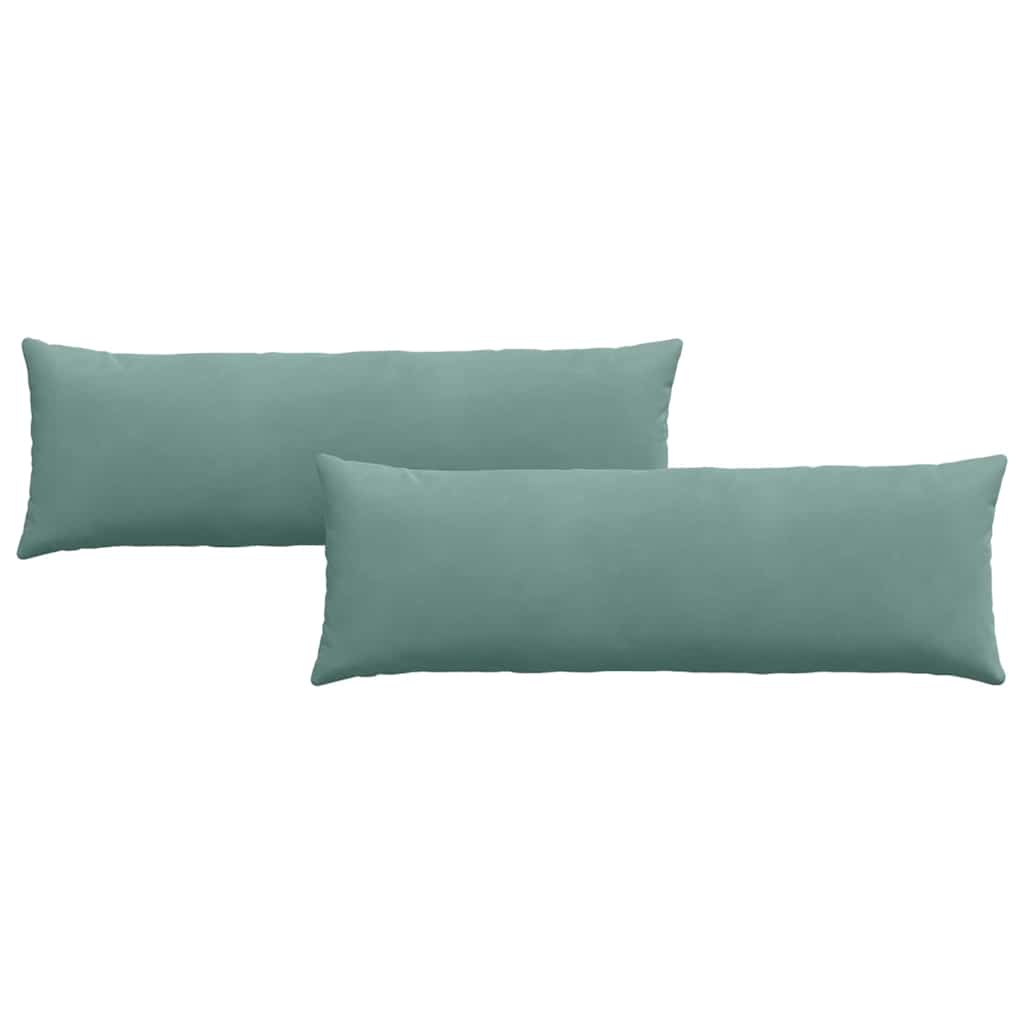 Vidaxl sofa kussens 2 stuks zeegroen 120 x 40 cm cordstof