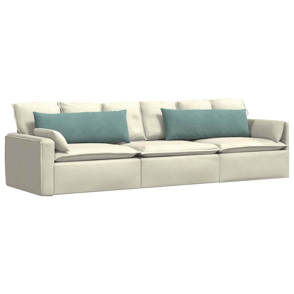 Vidaxl sofa kussens 2 stuks zeegroen 120 x 40 cm cordstof