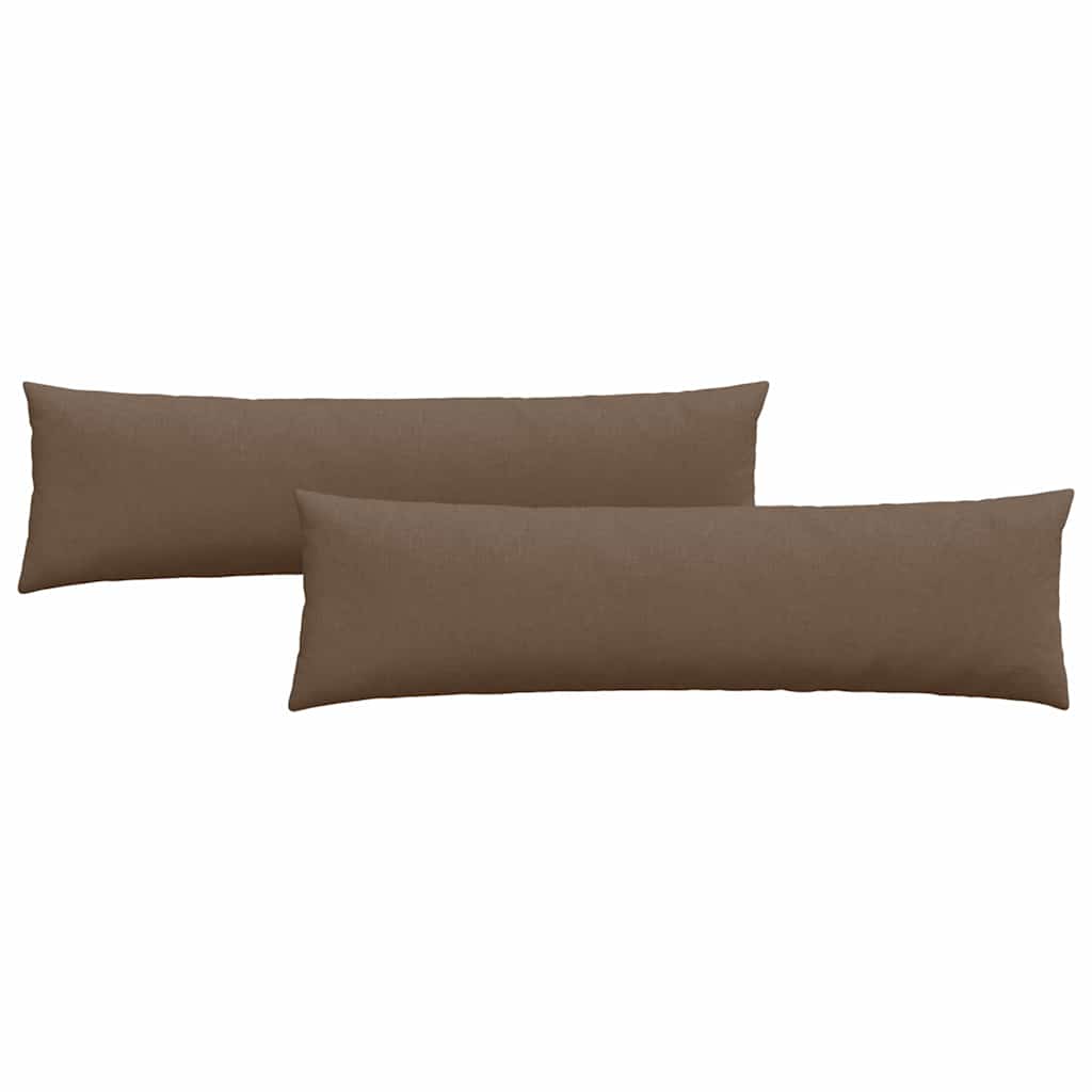 Vidaxl sofa kussens 2 pcs bruin 145 x 40 cm stof