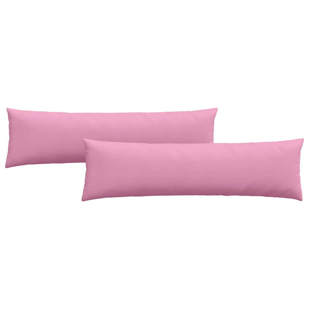 Vidaxl sofa kussens 2 pcs roze 145 x 40 cm stof