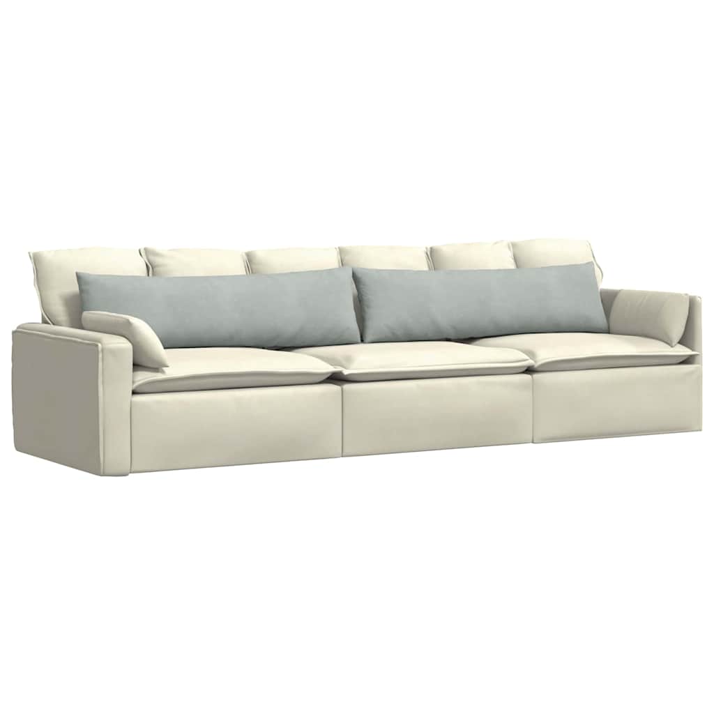 Vidaxl sofa kussens 2 stuks lichtgrijs 145 x 40 cm cordstof