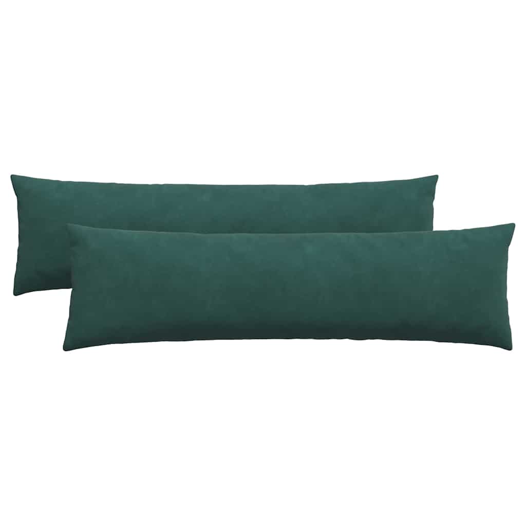 Vidaxl sofa kussens 2 stuks donkergroen 145 x 40 cm cordstof