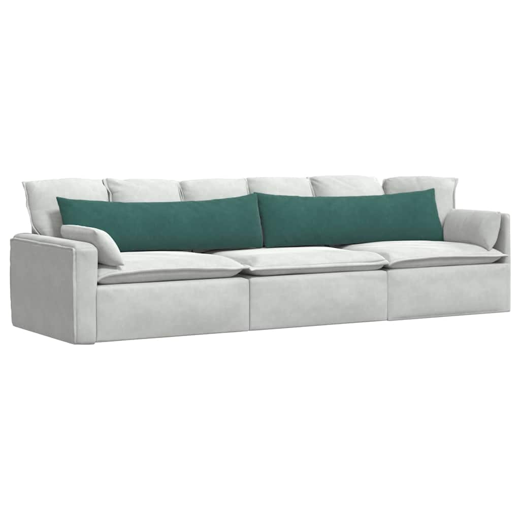 Vidaxl sofa kussens 2 stuks donkergroen 145 x 40 cm cordstof