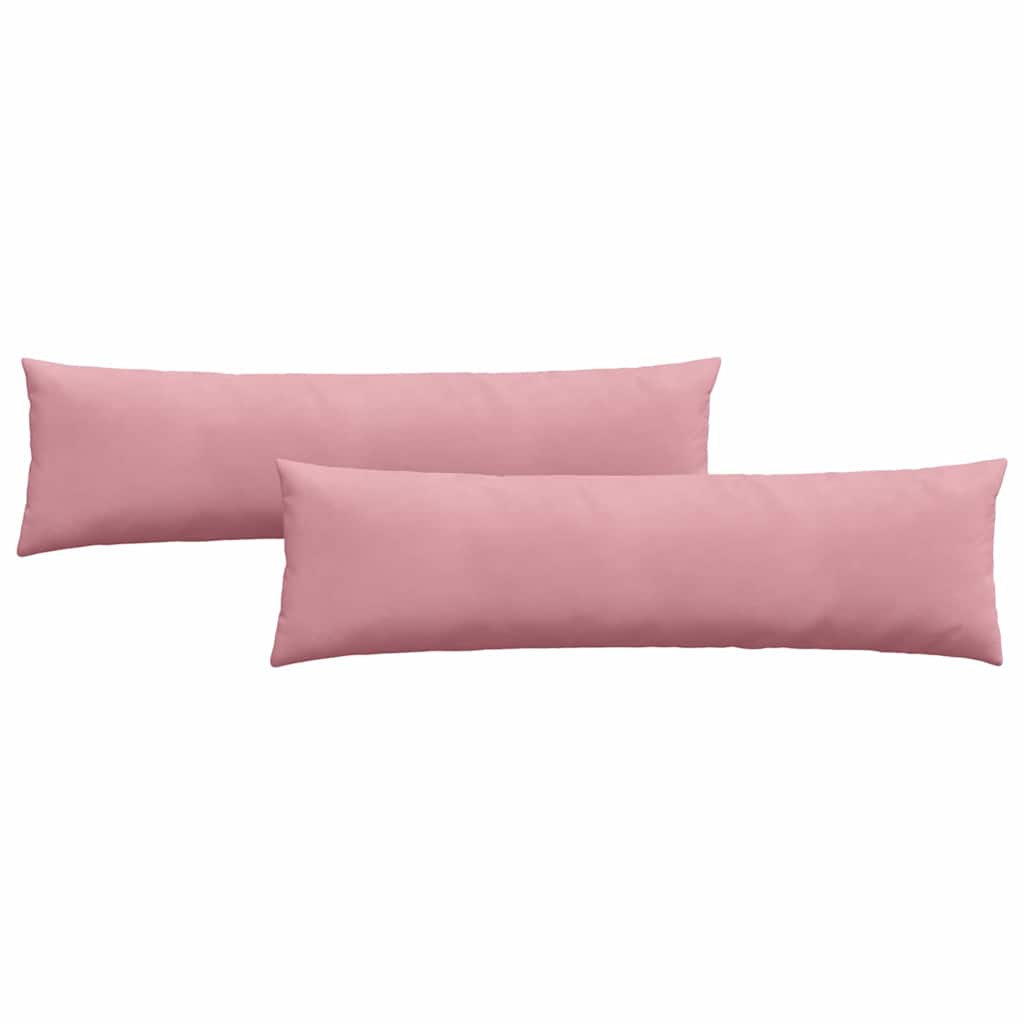 Vidaxl sofa kussens 2 stuks roze 145 x 40 cm cordstof