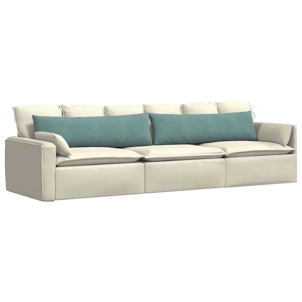 Vidaxl sofa kussens 2 stuks zeegroen 145 x 40 cm cordstof