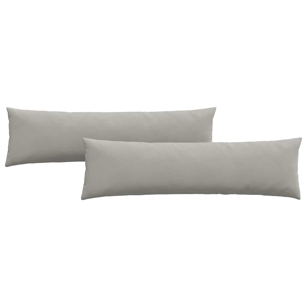 Vidaxl sofa kussens 2 stuks lichtgrijs 145 x 40 cm stof