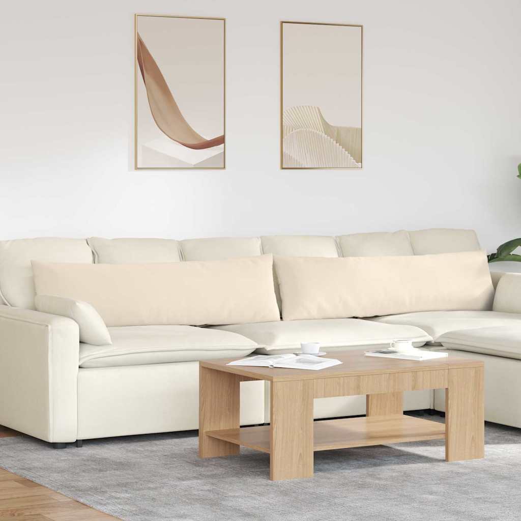 Vidaxl sofa kussens 2 stuks beige 145 x 40 cm stof