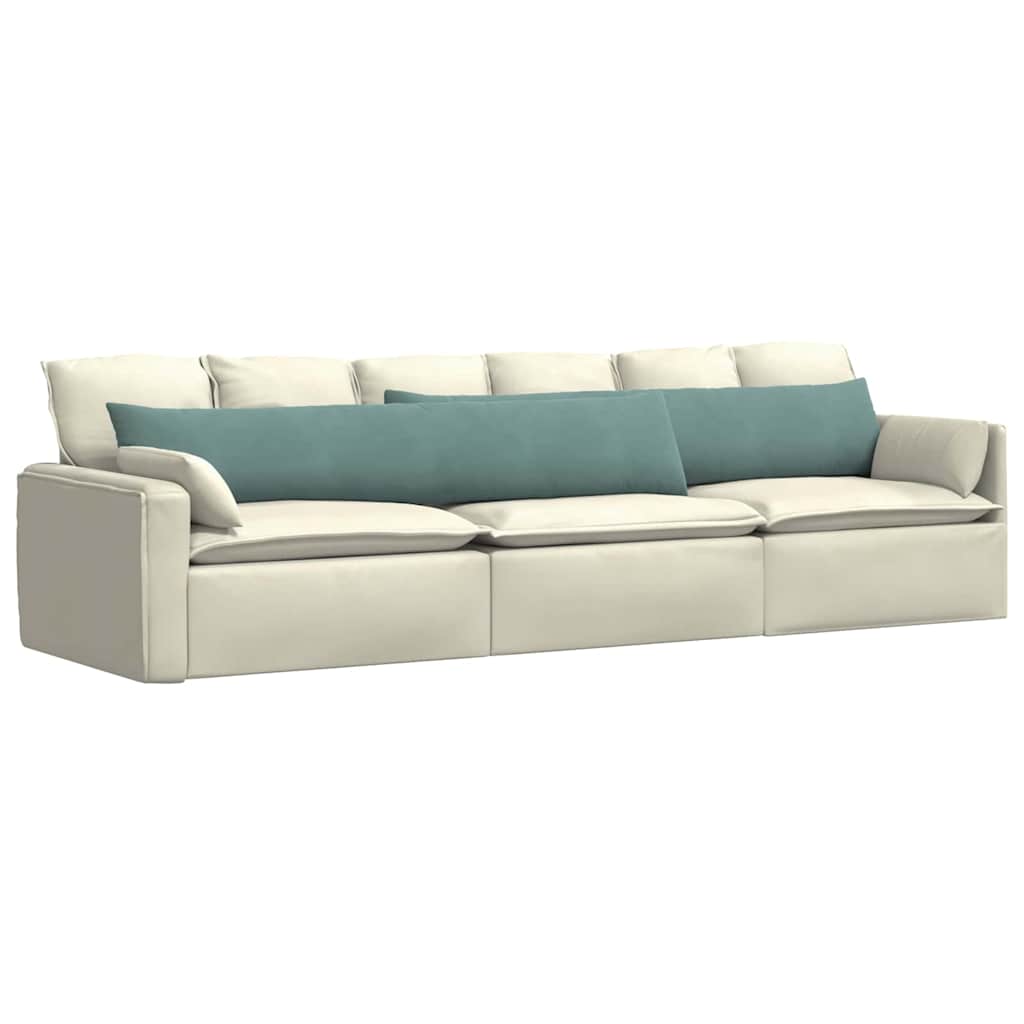 Vidaxl sofa kussens 2 stuks zeegroen 200 x 40 cm cordstof