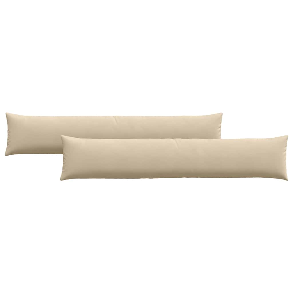 Vidaxl sofa kussens 2 stuks crème 200 x 40 cm stof