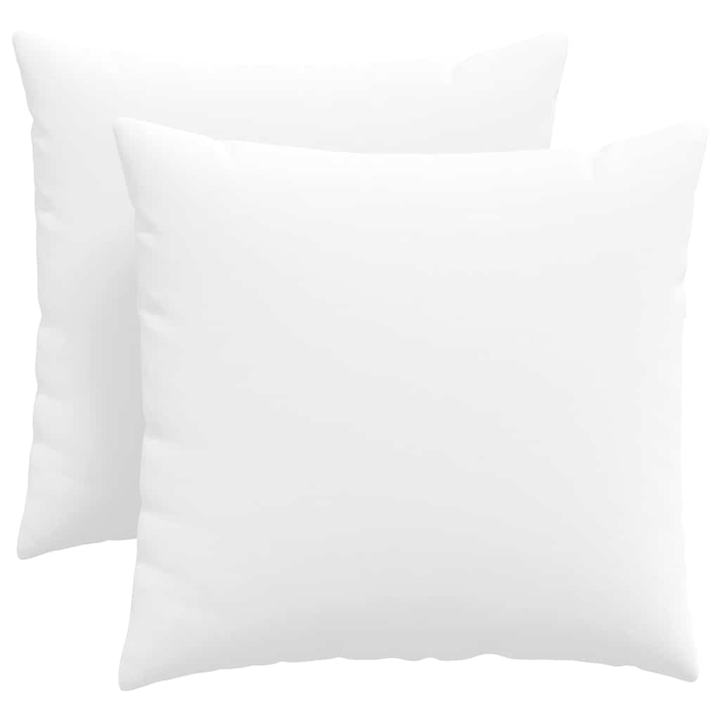 Vidaxl sofa kussens 2 pcs wit 45 x 45 cm stof