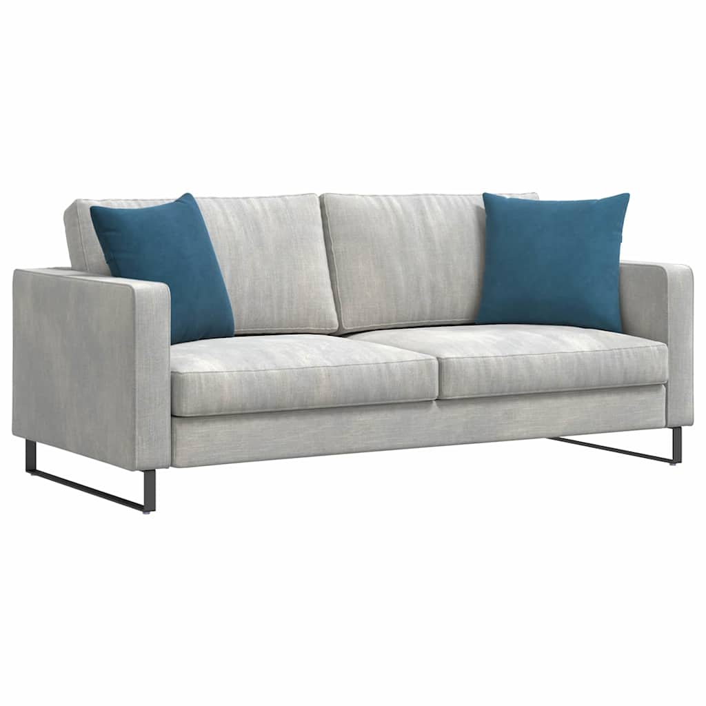 Vidaxl sofa kussens 2 stuks blauw 45 x 45 cm cordstof