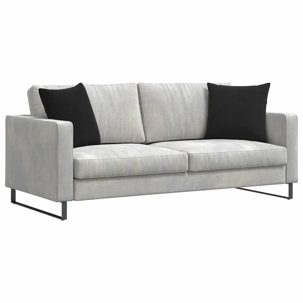 Vidaxl sofa kussens 2 stuks zwart 45 x 45 cm cordstof