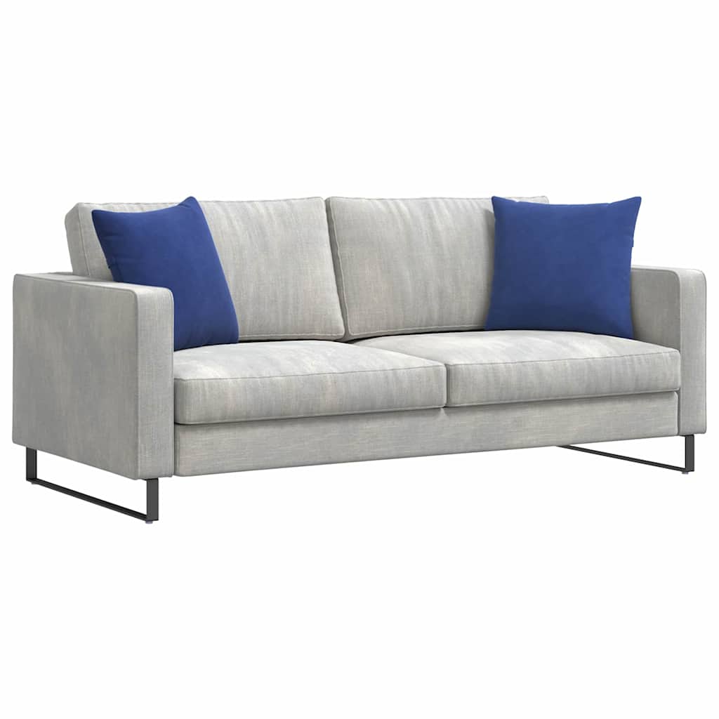 Vidaxl sofa kussens 2 stuks politieblauw 45 x 45 cm cordstof