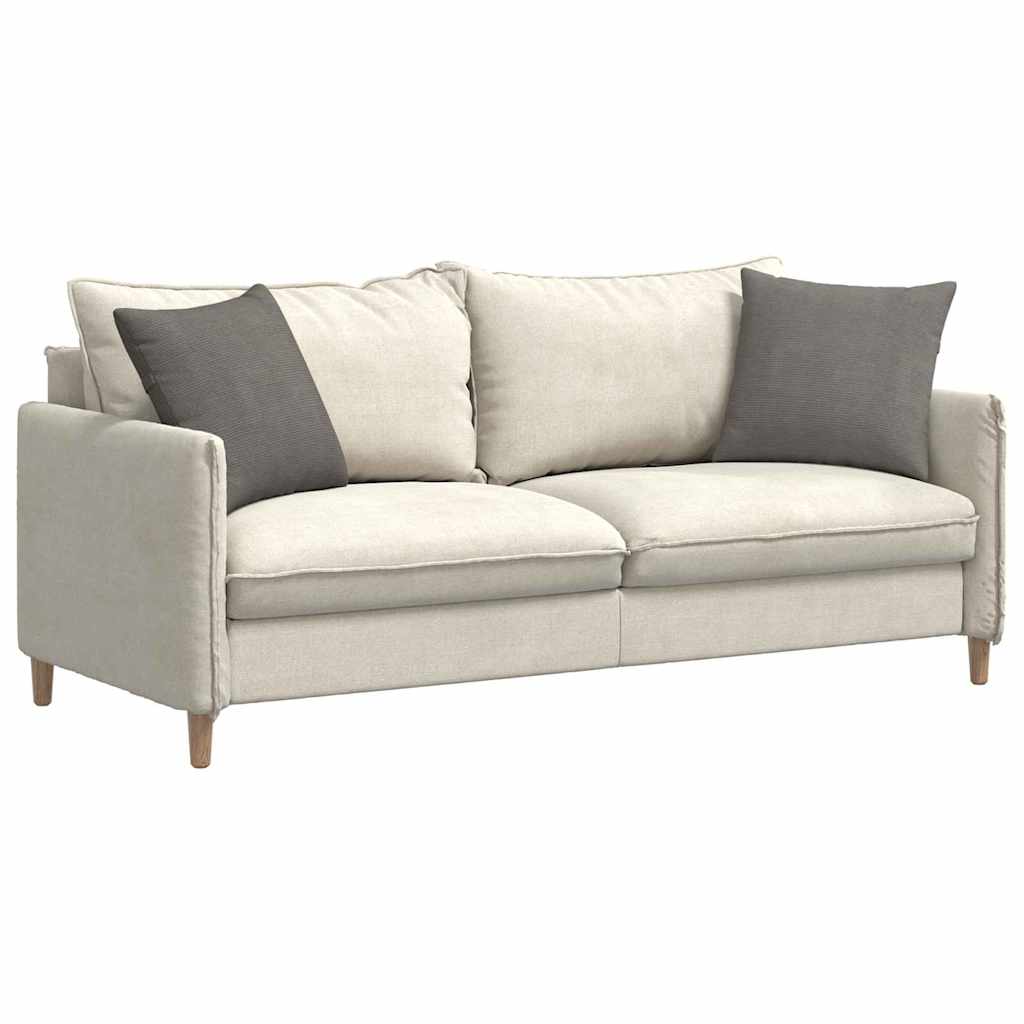 Vidaxl sofa kussens 2 stuks lichtgrijs 45 x 45 cm cordstof