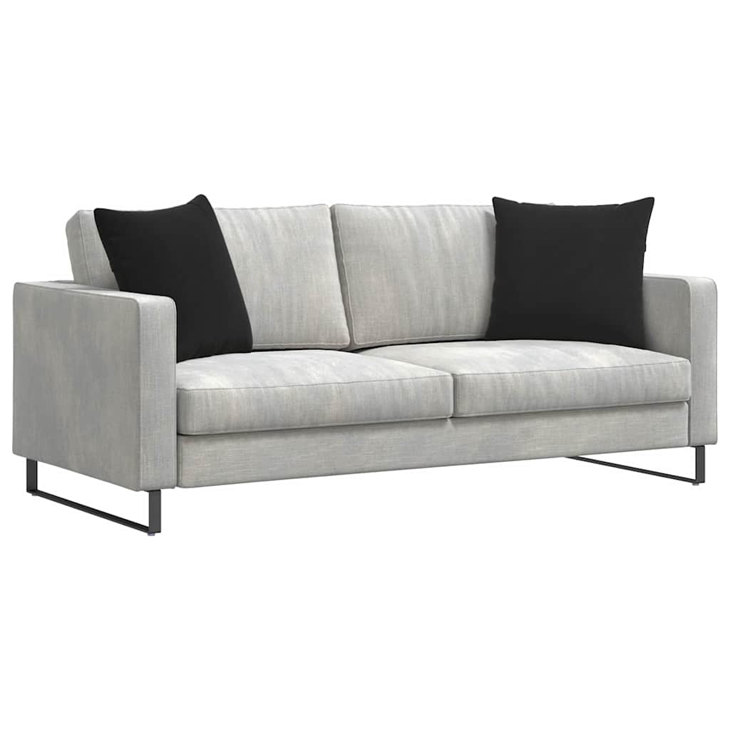 Vidaxl sofa kussens 2 stuks zwart 50 x 50 cm cordstof