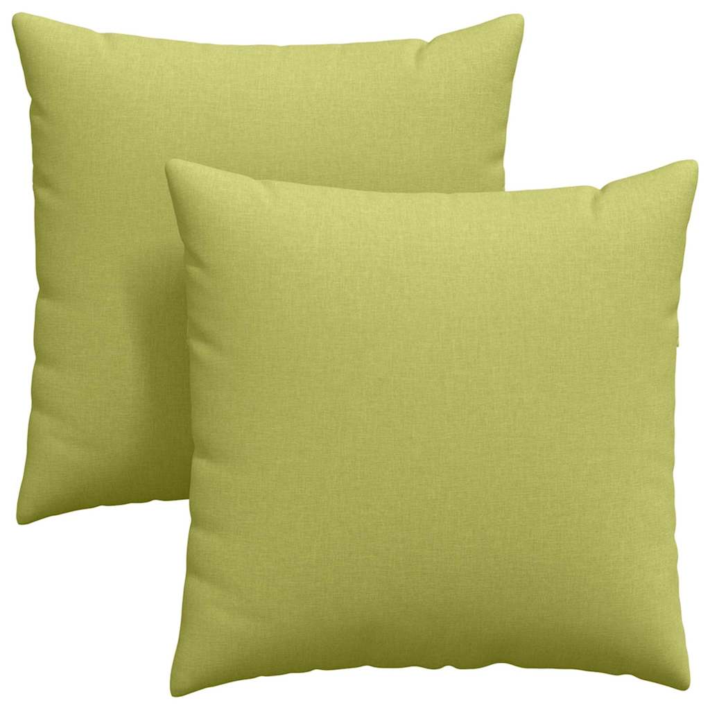 Vidaxl sofa kussens 2 pcs lichtgroen 60 x 60 cm stof