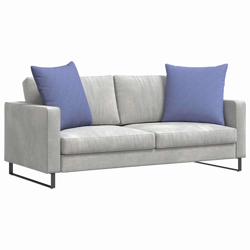 Vidaxl sofa kussens 2 pcs jeans blauw 80 x 80 cm stof