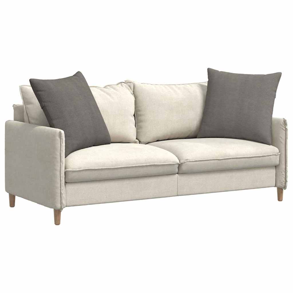 Vidaxl sofa kussens 2 stuks lichtgrijs 80 x 80 cm cordstof