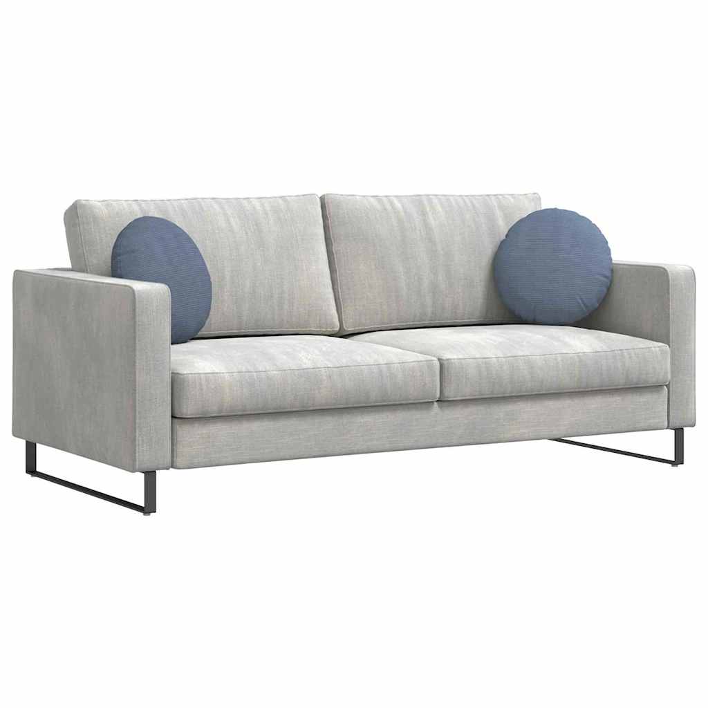 Vidaxl zitkussens 2 pcs blauw ø 40 cm katoen stof