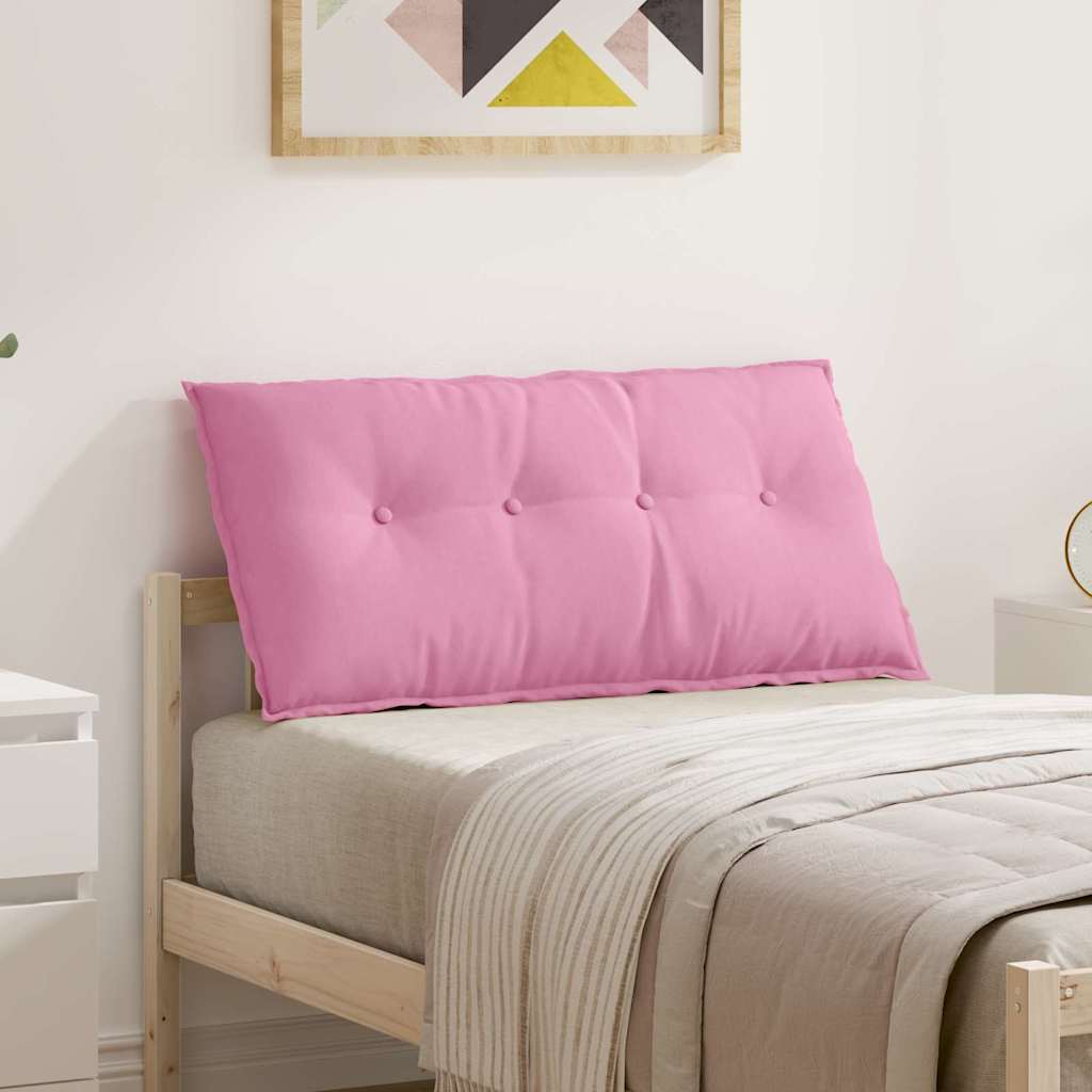 Vidaxl rugkussen roze 100 x 19 x 50 cm stof