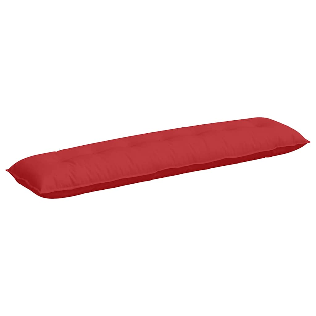 Vidaxl rugkussen rood 200 x 19 x 50 cm stof