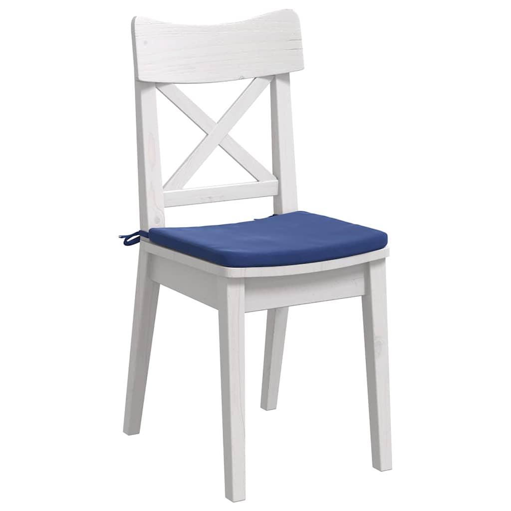Vidaxl zitkussens 4 pcs politieblauw 40 x 40 x 3 cm fluweel
