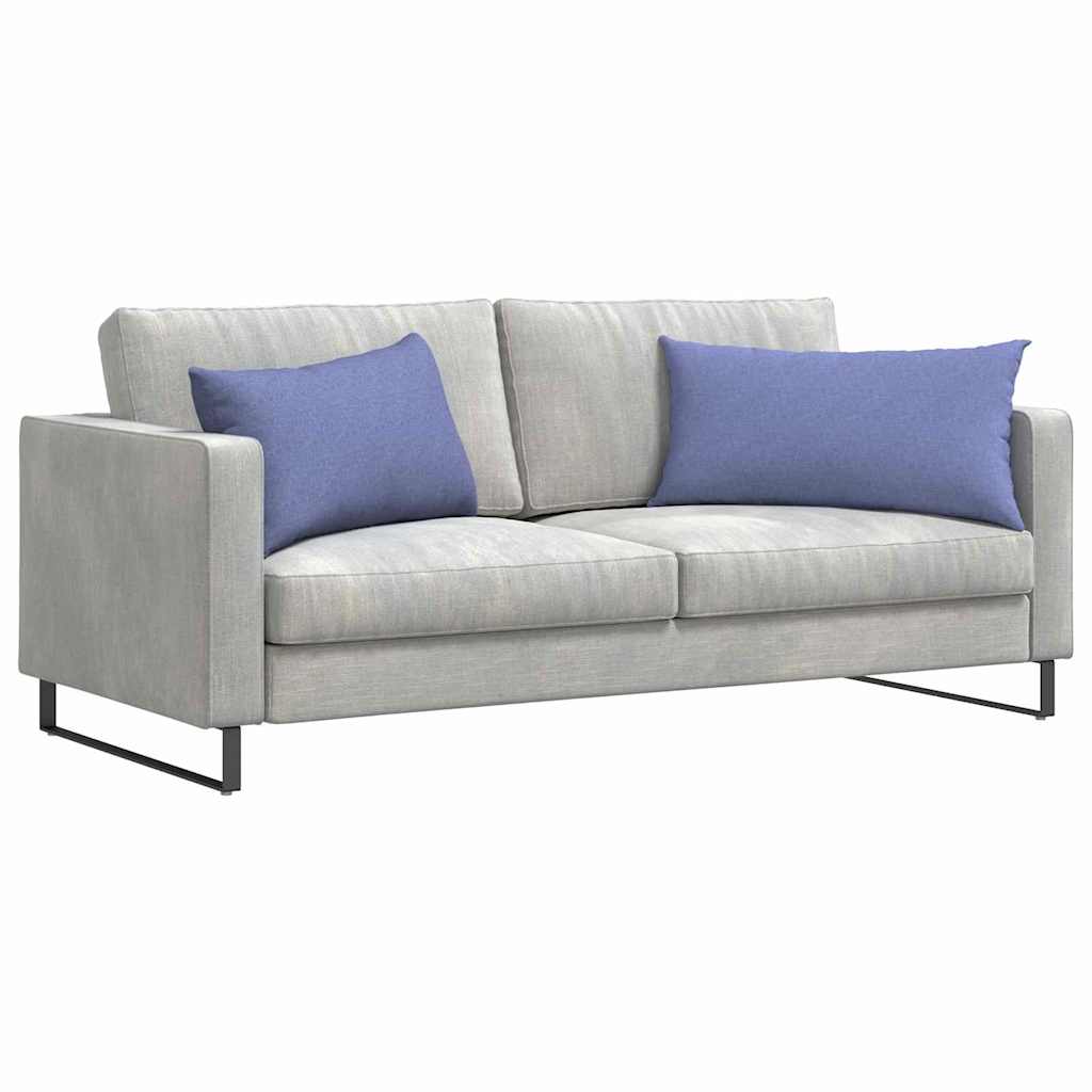 Vidaxl sofa kussens 2 pcs jeans blauw 80 x 40 cm stof