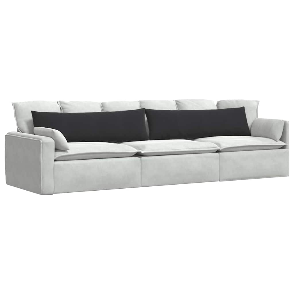 Vidaxl sofa kussens 2 stuks zwart 145 x 40 cm cordstof