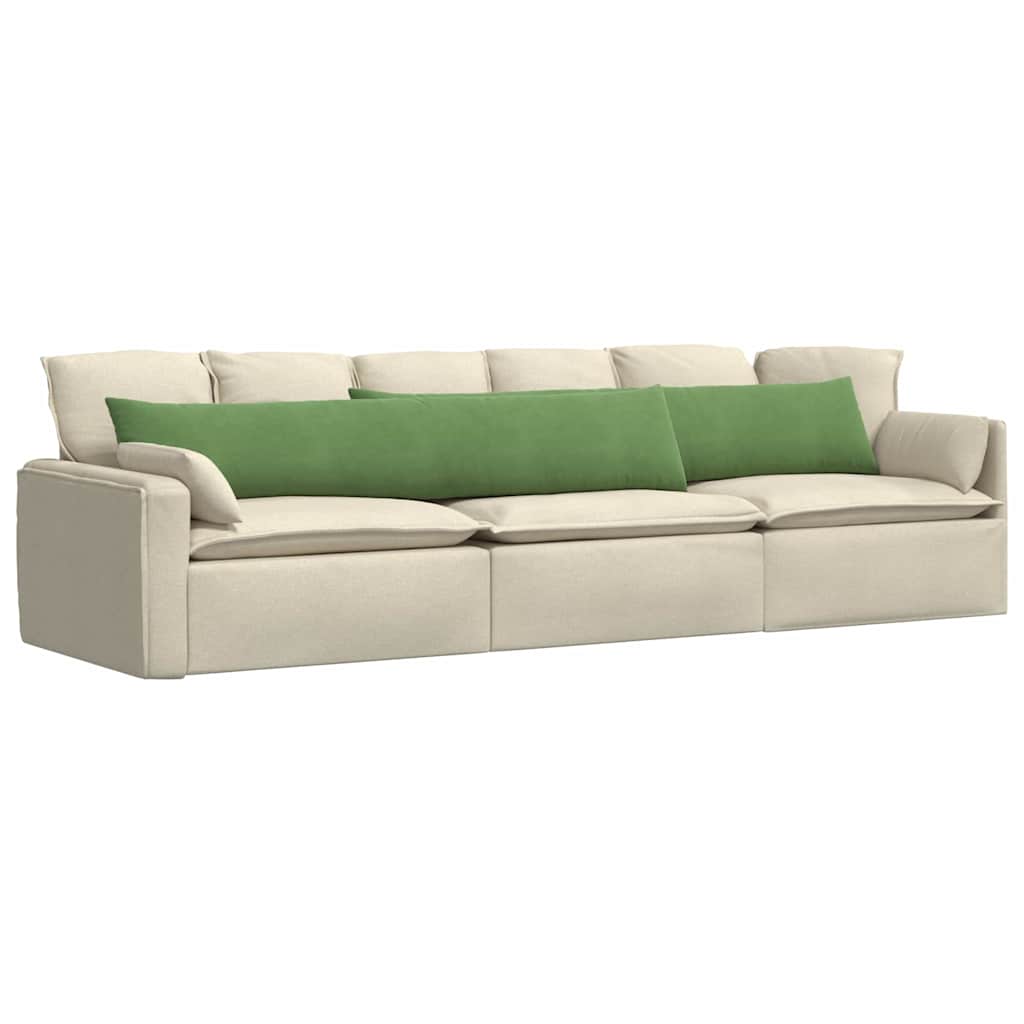 Vidaxl sofa kussens 2 stuks lichtgroen 200 x 40 cm cordstof