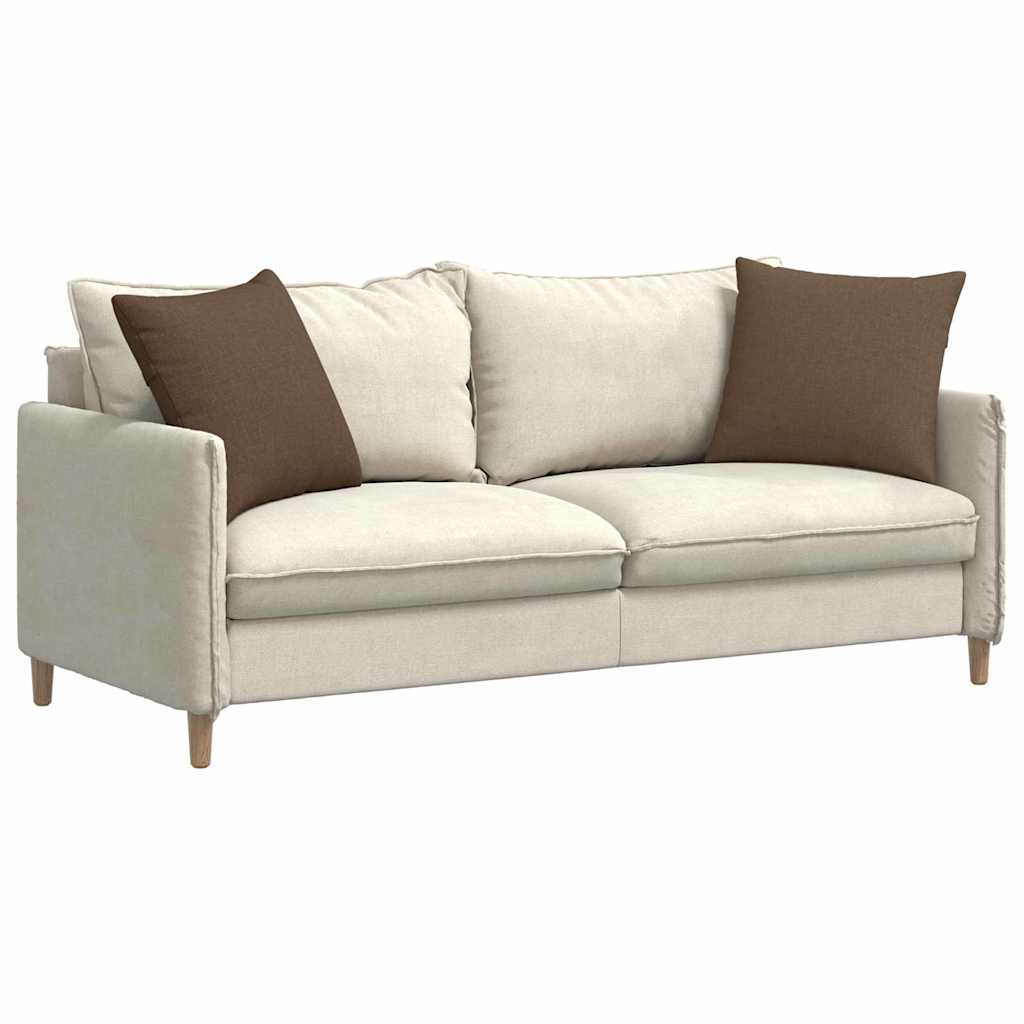 Vidaxl sofa kussens 2 pcs bruin 50 x 50 cm stof