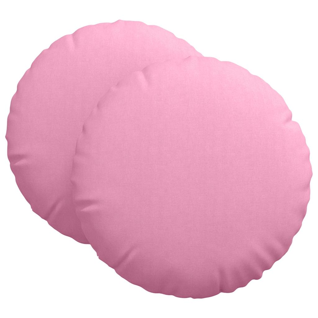 Vidaxl zitkussens 2 pcs roze ø80 x 29 cm stof