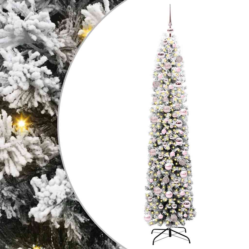 Vidaxl kunstkerstboom groen 180 cm pvc en staal en kunststof