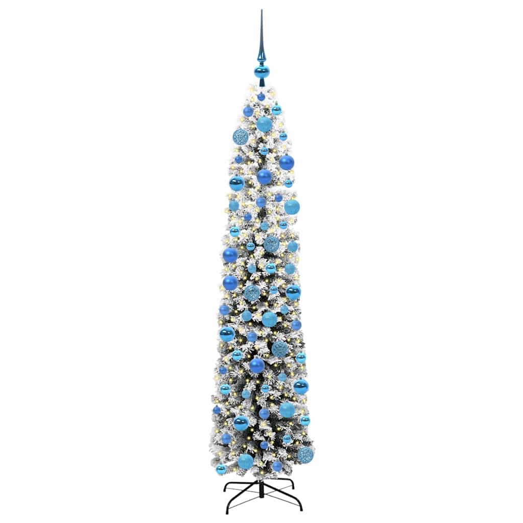 Vidaxl kunstkerstboom groen 180 cm pvc en staal en kunststof