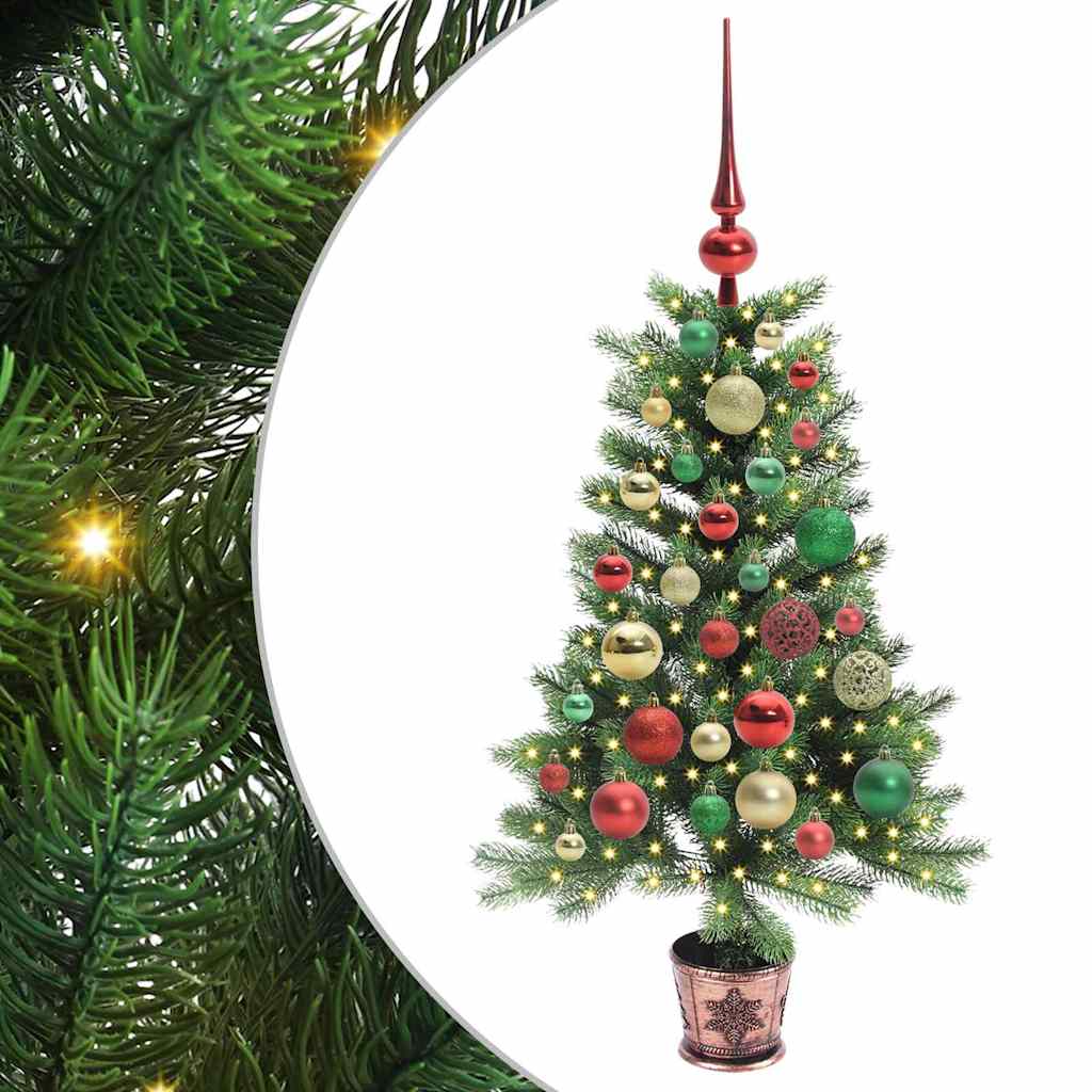 Vidaxl kerstboom met 150 led met standaard groen 90 cm pe