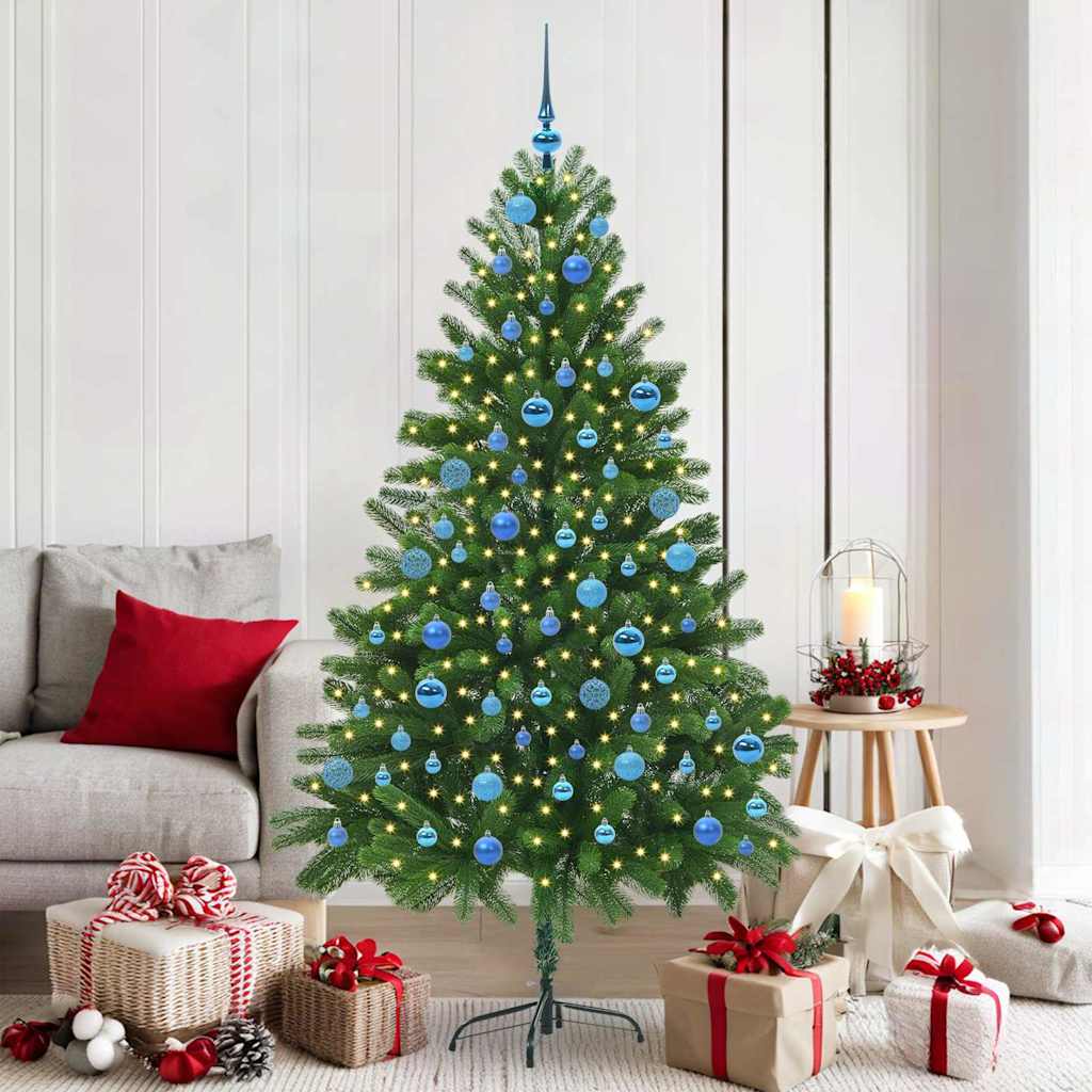 Vidaxl kerstboom met 300 led met standaard groen 180 cm pe