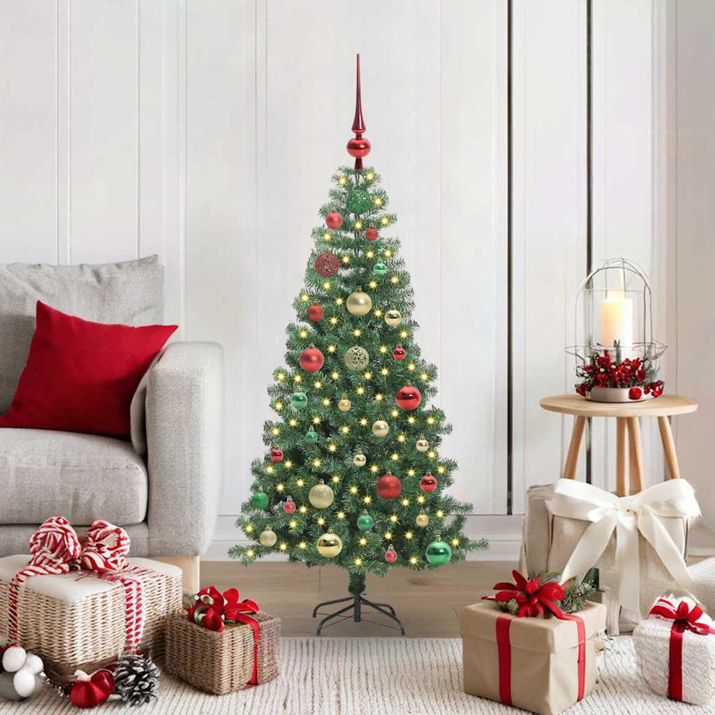 Vidaxl kerstboom met 150 led met standaard groen 120 cm pvc