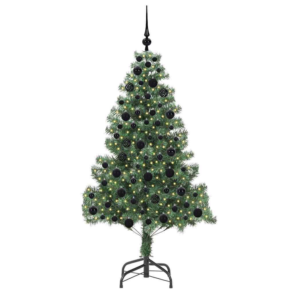 Vidaxl kerstboom met 300 led met standaard groen 180 cm pvc