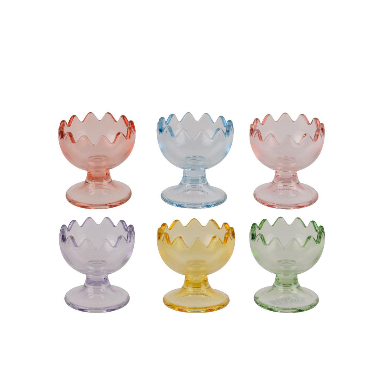 Decoris eierdop glas ø5,5xh5,5cm