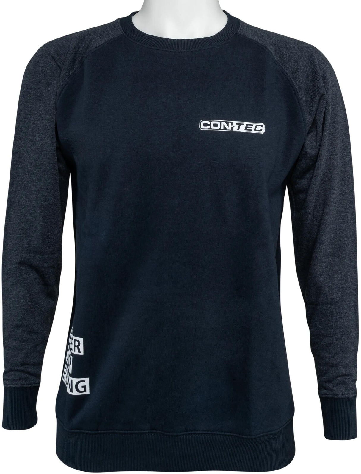 Contec sweatshirt never stop riding ct sweatshirt never stop riding size s blue grey