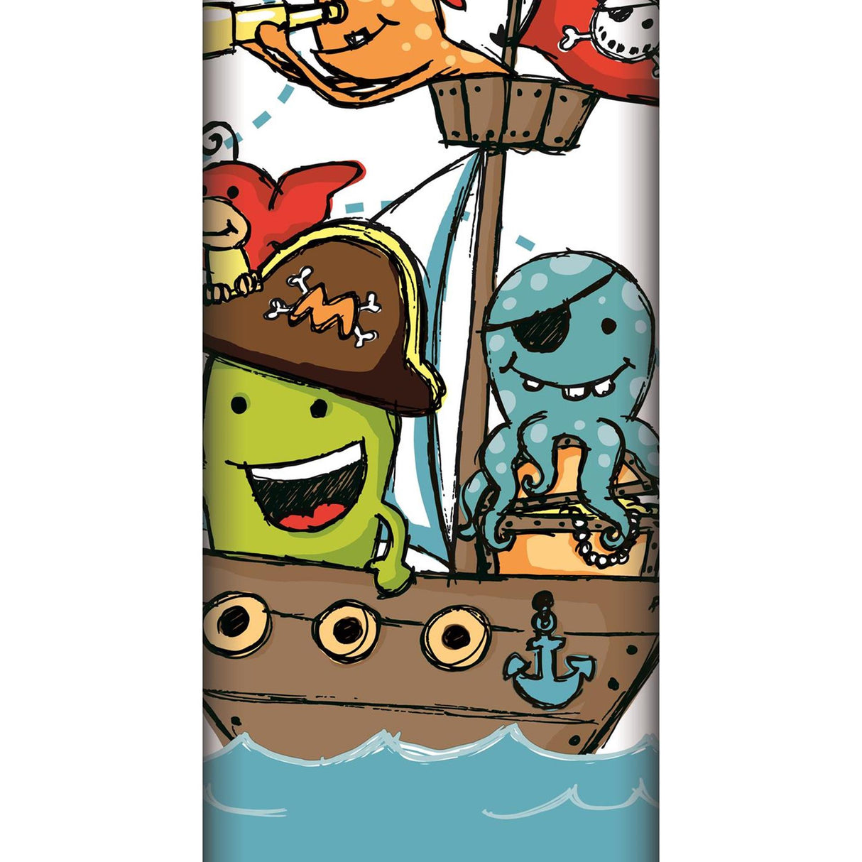 Papstar tafelkleed papier pirate crew 120x180cm