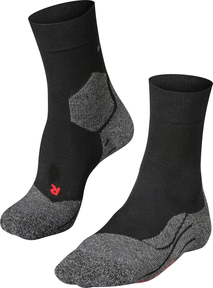 Falke ru3 anti-blaar lyocell functioneel materiaal hardloopsokken heren zwart - maat 44-45
