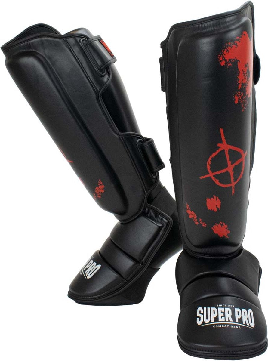 Super pro combat gear scheenbeschermers skull extra large