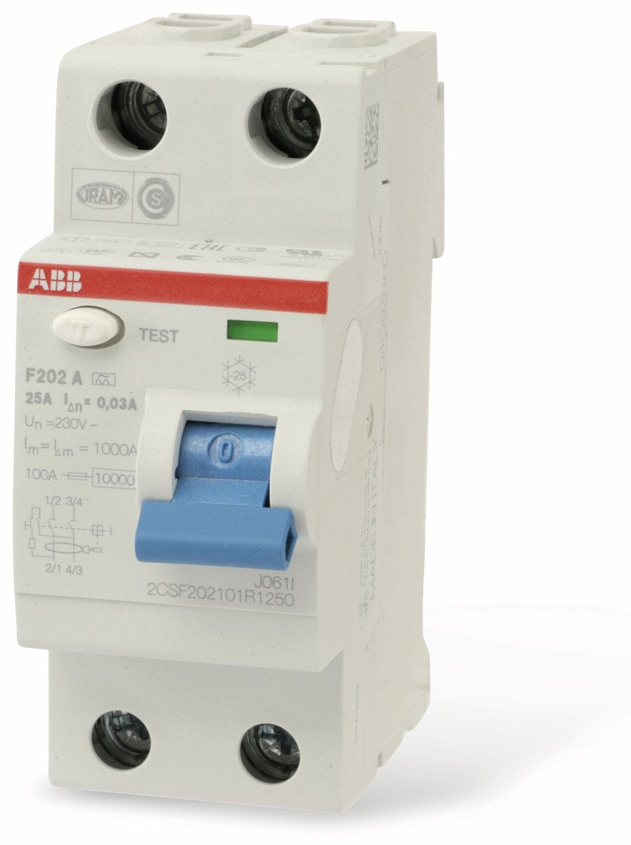 Busch-jaeger abb aardlekautomaat 2p 25a 30ma - f202 a-25 0.03 - type a