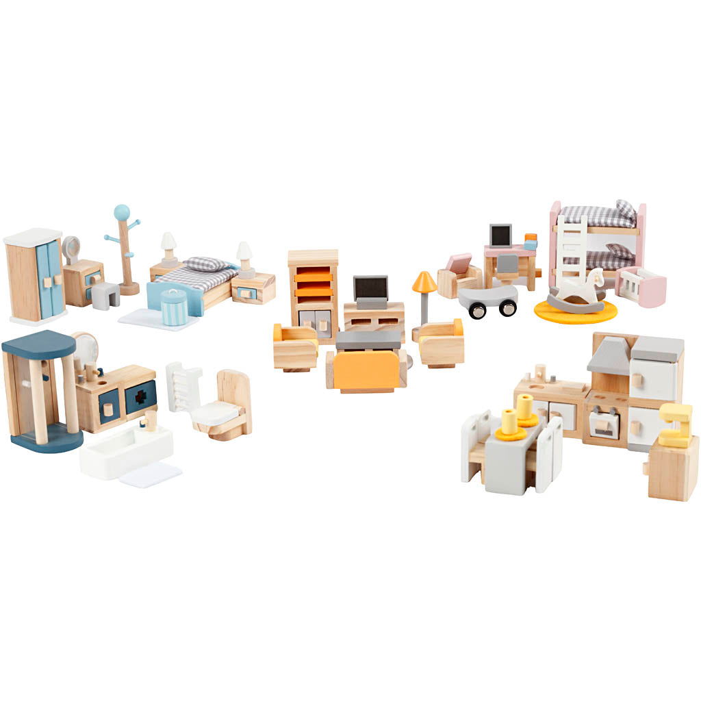 Http: www.cchobby.nl viga-meubilair-voor-poppenhuis-afm-2x2x7-5-cm-40-onderdelen-1-set