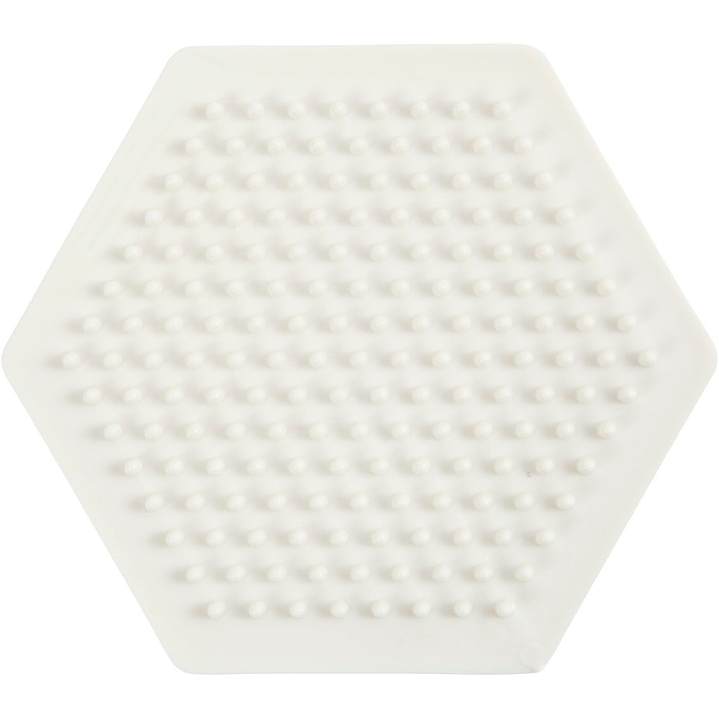 Creativ company http: www.cchobby.nl nabbi-biobeads-grondplaat-zeskant-afm-8-5x8-5-cm-medium-1-stuk