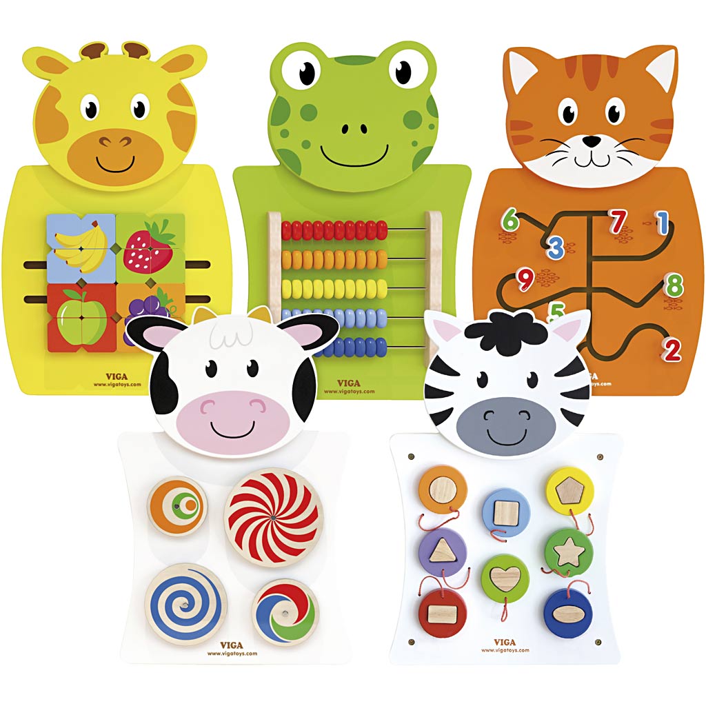 Http: www.cchobby.nl viga-activiteitenboard-koe-katten-kikker-zebra-en-giraf-afm-36x55x3-5-cm-5-onderdelen-1-doos
