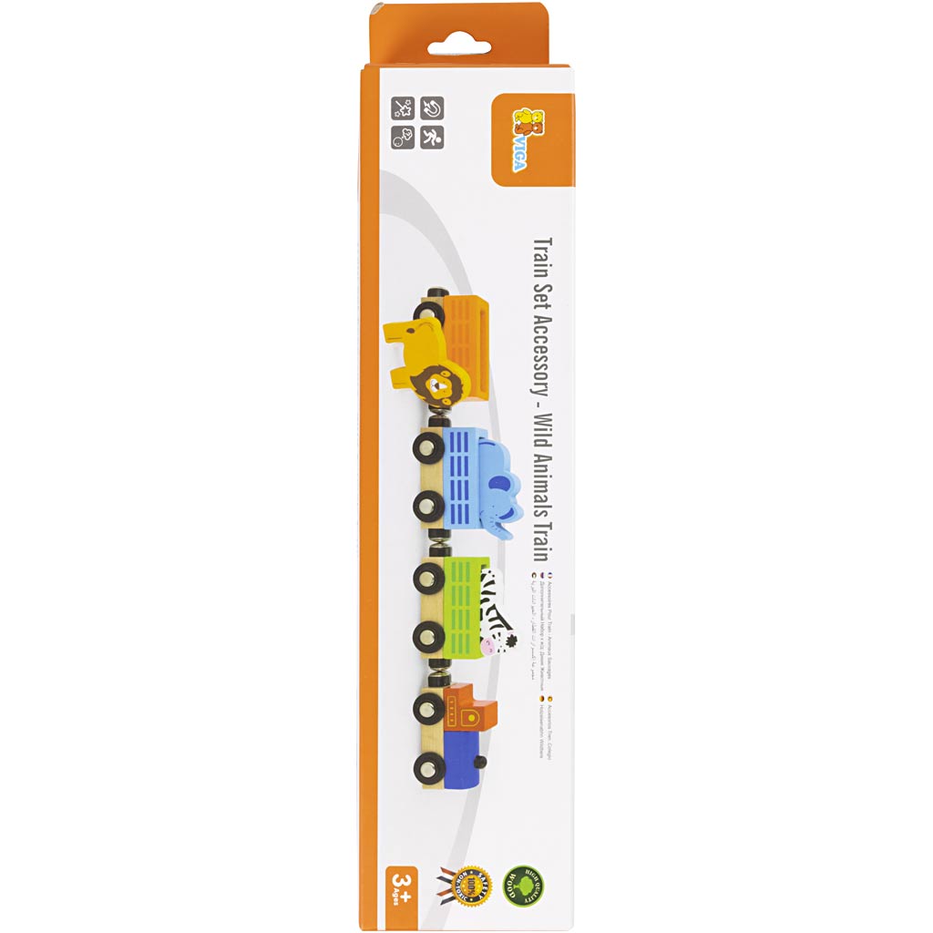 Vigatoys http: www.cchobby.nl viga-spoorwegaccessoires-trein-met-dieren-7-onderdelen-1-set